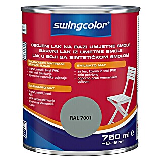 swingcolor Lak na bazi umjetne smole (Boja: Srebrnosive boje)