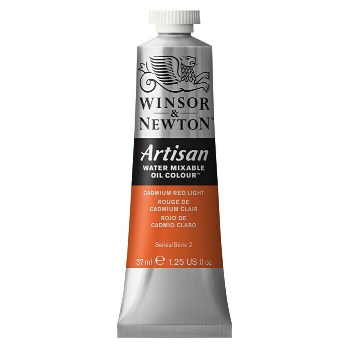 Winsor & Newton Artisan ÖlfarbeKadmiumrot hell, 37 ml, Tube Front View