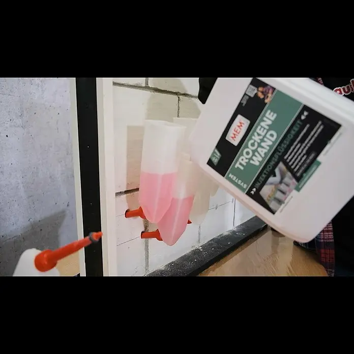 MEM Trockene Wand - 5 l - SYSTEM TROCKENE WAND - DIE HAUSBESSERER ZEIGEN DIR WIE ES GEHT
