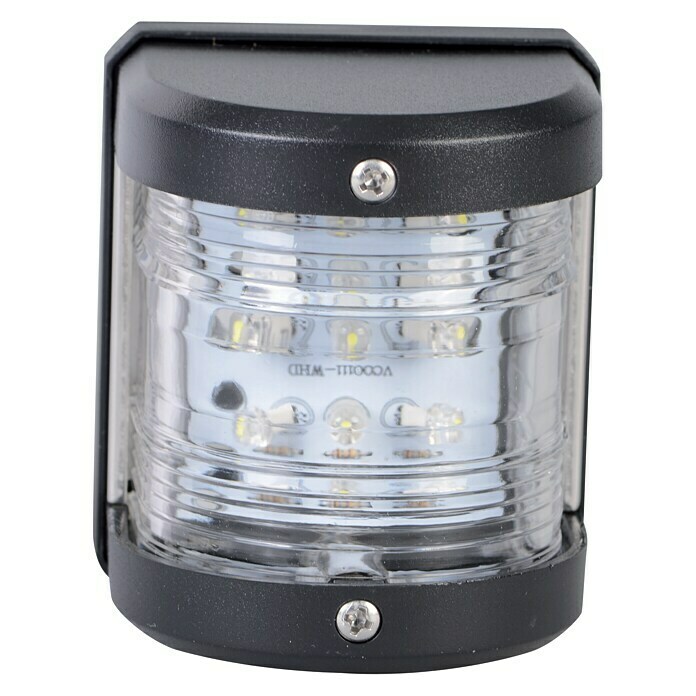 Talamex LED-Topplaterne (55,5 x 64,4 x 75 mm, 12 V, 0,54 W, Schwarz, Lichtfarbe: Weiß)