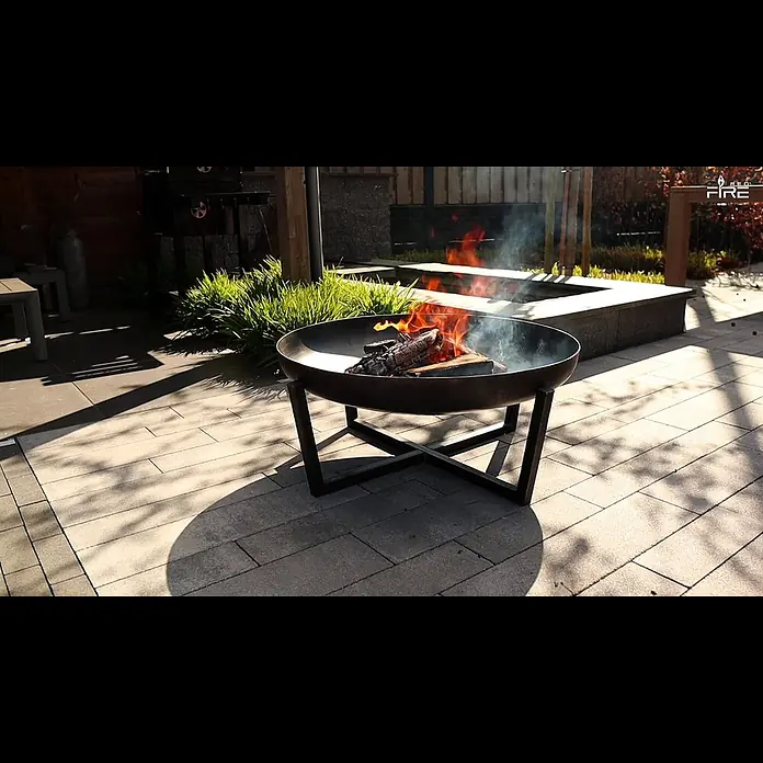 RedFire Feuerschale Tornio - Durchmesser: 85,5 cm, Stahl - RedFire Fire Pit Tornio 80 cm