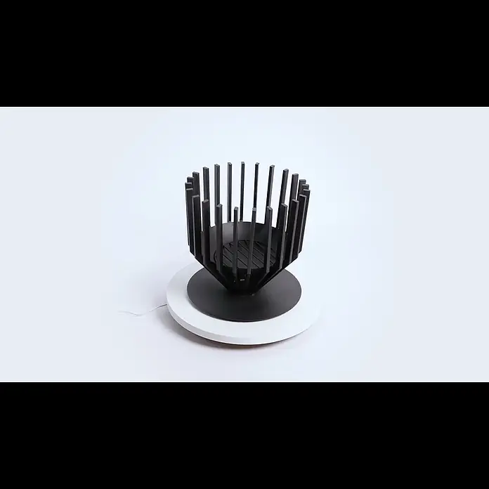 RedFire Feuerkorb Irving - Ø x H: 43 x 44,5 cm, Schwarz - RedFire Fire Basket Irving Medium Black - 360 video