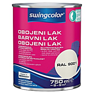 swingcolor Pisani lak (Bela, 750 ml, Visoki sijaj)