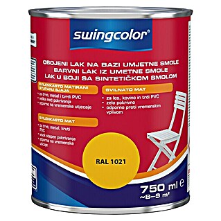 swingcolor Lak na bazi umjetne smole (Boja: Žute boje, 750 ml)