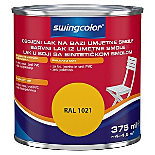 swingcolor Pisani lak (Umetna smola, Rumena, 375 ml, Svileni mat)