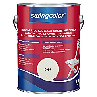 swingcolor Pisani lak (Bela, 2,5 l, Visoki sijaj)