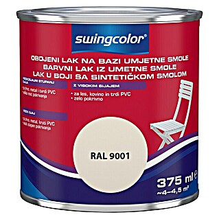 swingcolor Pisani lak (Bela, 375 ml, Visoko sijajni)