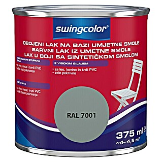 swingcolor Pisani lak (Srebrno siva, 375 ml, Visoko sijajni)