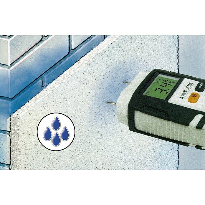 Laserliner Feuchtigkeitsmessgerät DampFinder HomeGeeignet für: 102 Holzarten, Messbereich: 0,1 % - 99 % Info