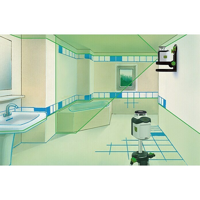 Laserliner Kreuzlinienlaser SmartLine G360Funktionen: 360°-Laserlinie, Laserdiode: 515 Nm Use Shot