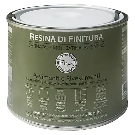 Fleur  Sellador de resina Di Finitura Satinada