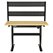 Schreibtisch WB101 elektrisch Höhenverstellbar (L x B: 120 x 60 cm, Höhenverstellung: 75 cm - 110 cm, Schwarz) | BAUHAUS