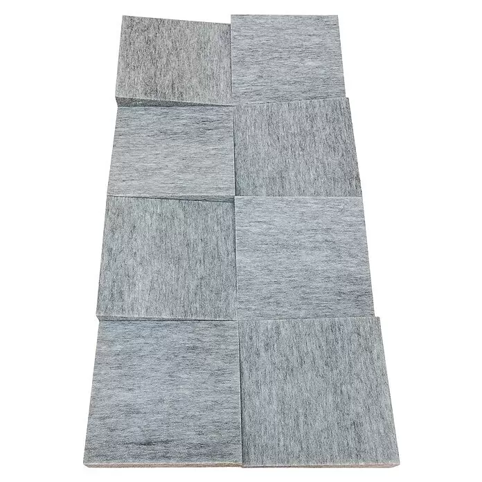 Silenti Akustikpaneel Slope - Hellgrau, 116 cm x 58 cm x 80 mm, 100 % Polyester - Diagonale Ansicht