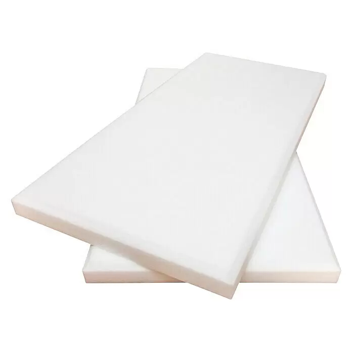 Silenti Akustikpaneel - 2 Stk., Weiß, 100 cm x 50 cm x 50 mm, Polyester - Diagonale Ansicht