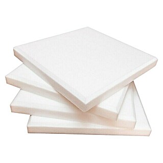 Silenti Akustikpaneel (Weiß, 50 x 50 x 5 cm, 4 Stk., 100 % Polyester)