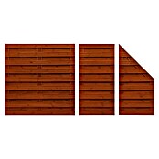 Andrewex Sichtschutzelement Goch (B x H: 90 x 180 cm, Teak) | BAUHAUS