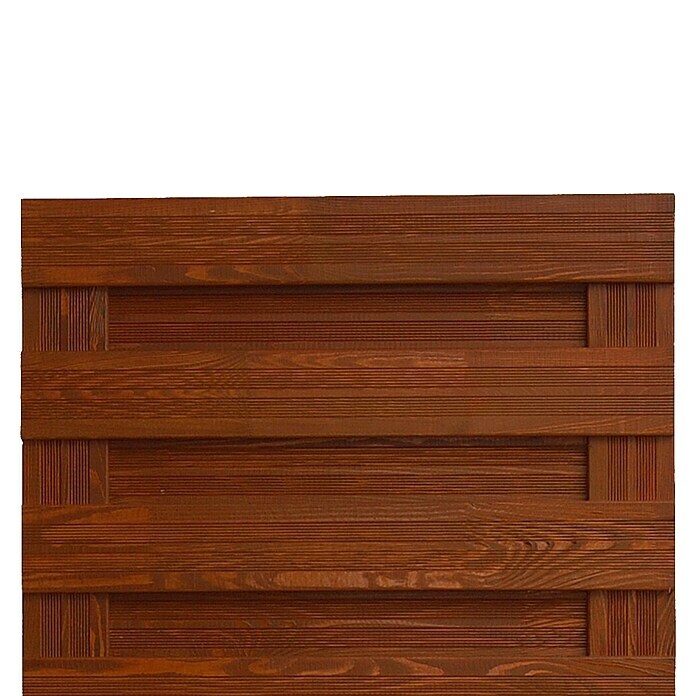 Andrewex Sichtschutzelement Goch (B x H: 180 x 180 cm, Gerade, Teak) | BAUHAUS