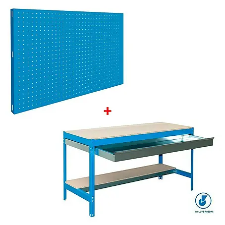 Simonrack Simonwork Banco de trabajo BT0 Box Mobile con panel 60 cm