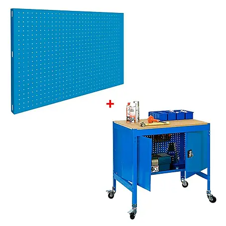 Simonrack Simonwork Banco de trabajo BT0 Locker Mobile con panel 40 cm