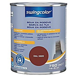 swingcolor Barva za tla (Rdeča, 750 ml)