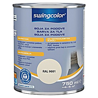 swingcolor Barva za tla (Krem bela, 750 ml)