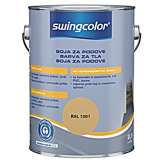 swingcolor Boja za pod (Bež boje, 2,5 l)