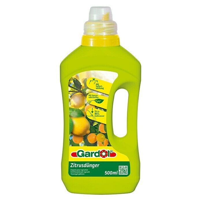 Gardol Zitrusdünger500 ml, Inhalt ausreichend für ca.: 80 l Gießwasser Front View