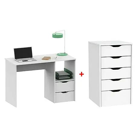 Muebles Pitarch  Mesa de escritorio y cajonera Eko