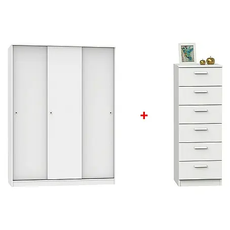 Muebles Pitarch Tibet Armario de puertas correderas y cómoda
