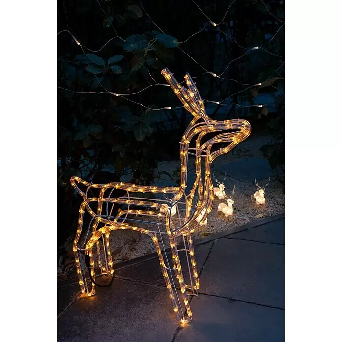 Konstsmide LED-Weihnachtsdekoleuchte LED Acryl - 4 m x 13 cm x 19 cm, Weiß, Netzbetrieben, LED - Stimmungsaufnahme