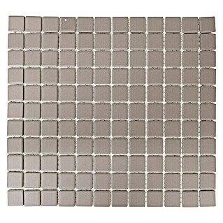 Mosaikfliese Quadrat Uni CU 030 (32,6 x 30 cm, Grau, Matt)