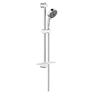 Grohe Vitalio Comfort 100 Brausegarnitur (Lochabstand: 47 cm - 62 cm, Art Strahl: Rain, Rain O², Massagestrahl, Jetstrahl, Chrom, Anzahl Strahlarten: 4 Stk.)