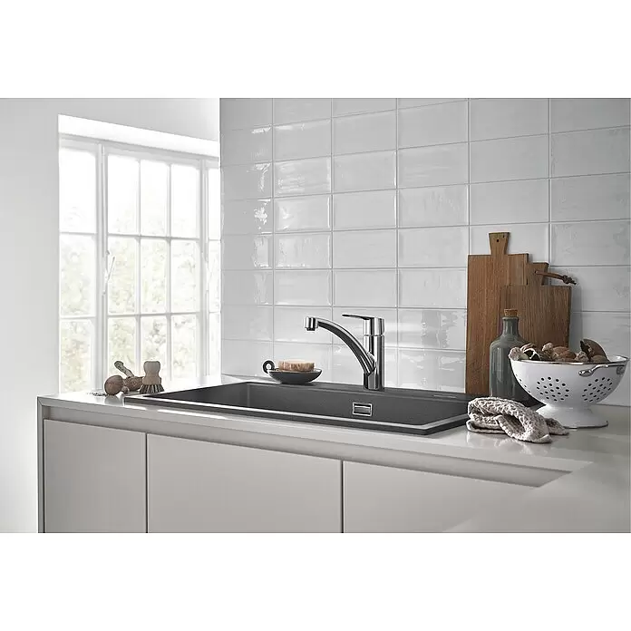 Grohe QuickFix Spültischarmatur Start - Ausladung Armatur: 227 mm, Chrom, Schwenkbereich: 140 ° - Stimmungsaufnahme