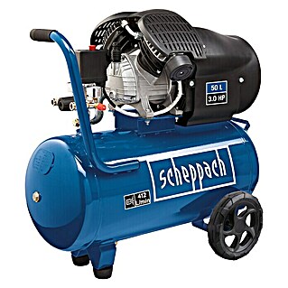 Scheppach Kompressor-Set GK520DCZ (10 bar, 3 PS, Kesselinhalt: 50 l)