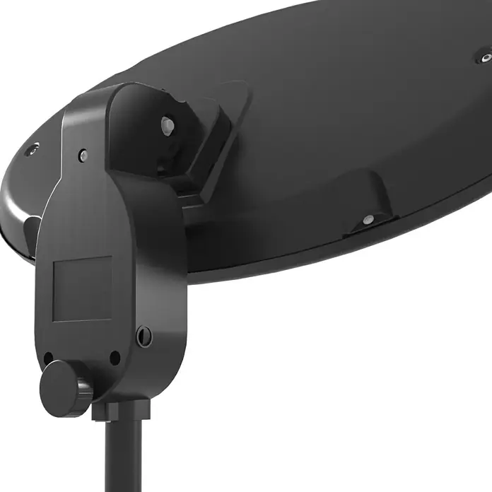 Voltomat HEATING Estufa de pie infrarrojos para exterior - 2.000 W, Negro - Primer plano de una farola negra, que promete una iluminación exterior elegante para calles y caminos.\n