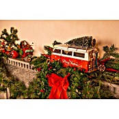 Dekofigur Weihnachtsbus (L x B x H: 39 x 18 x 27 cm, Rot, Metall) | BAUHAUS