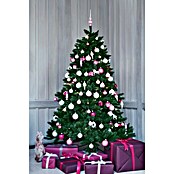 Dekofigur Weihnachtslama (L x B x H: 23 x 13 x 42 cm, Pink, Textil) | BAUHAUS