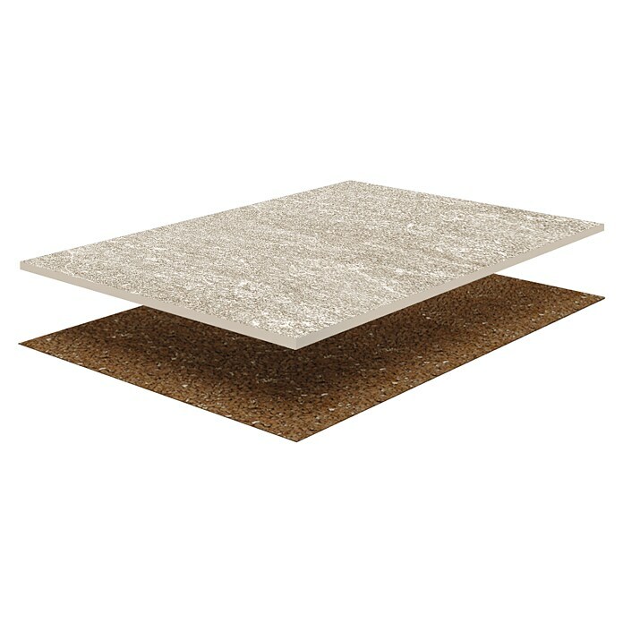 DryTile Handmuster Timeless15 cm x 15 cm x 12,5 mm, Sand Diagonal View