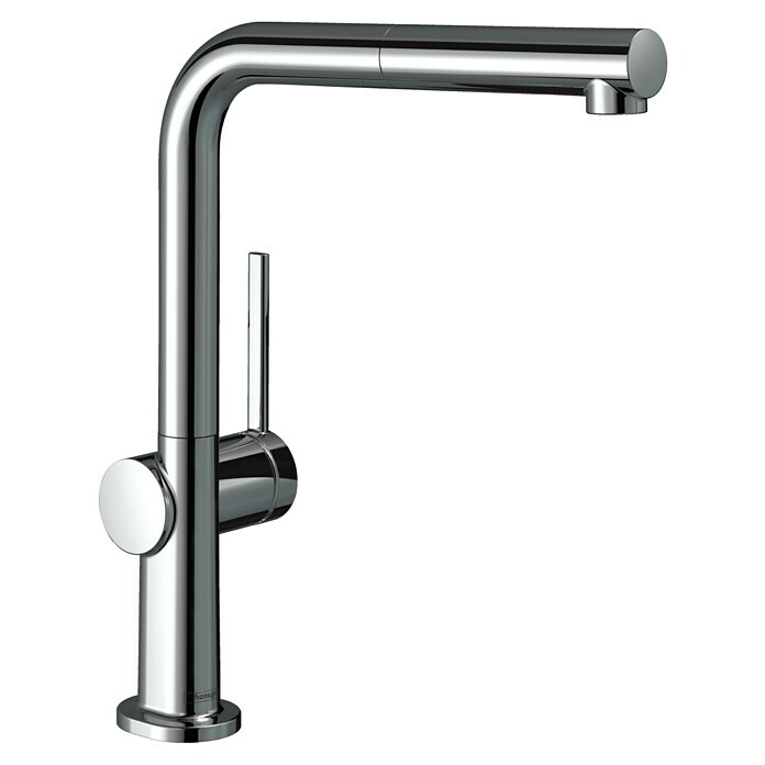 Hansgrohe Spültischarmatur Talis M54 270Chrom, Glänzend, Auslauf herausziehbar Diagonal View