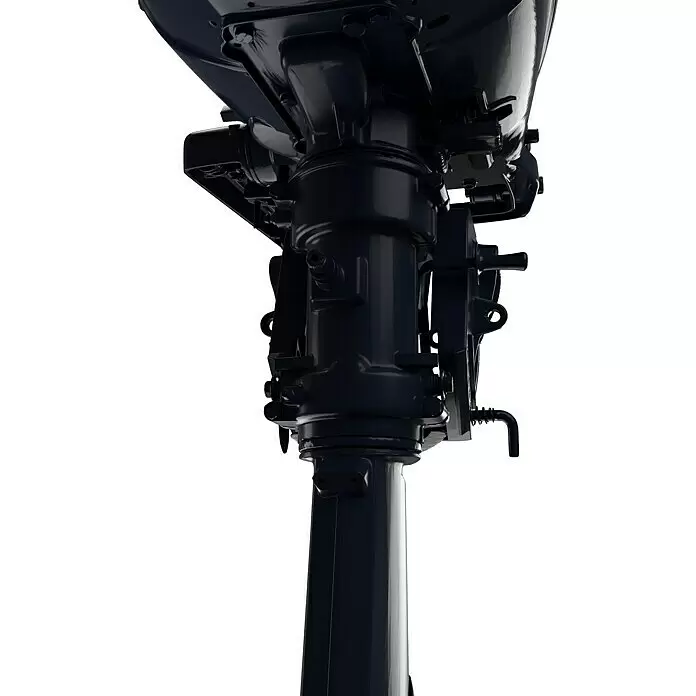Tohatsu Außenbordmotor MFS 5 DSL - 3,7 kW, Pinnensteuerung, Langschaft, Seilzug, Propellernaben-Auspuff - Detailaufnahme