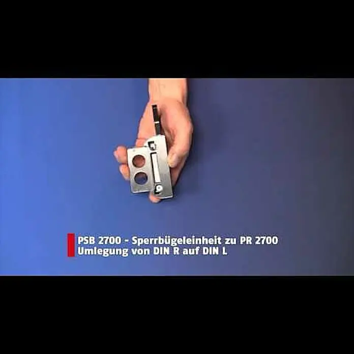 Abus Panzerriegel PR 2700 - Edelstahl, Geeignet für: Türblattbreite von 73,5 - 103 cm - ABUS Montage Panzerriegel PR2700