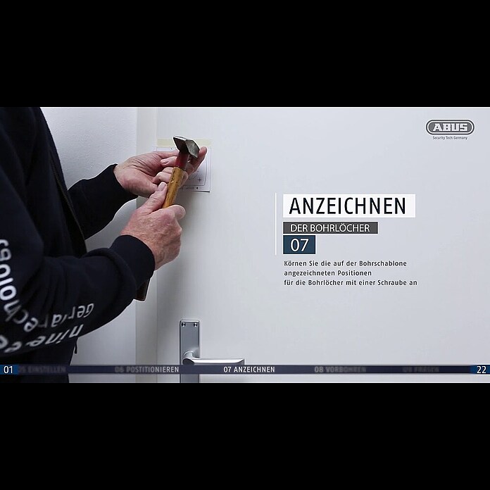 Abus Türzusatzschloss 2130Silber, Geeignet für: Nach innen öffnende Eingangstüren Product