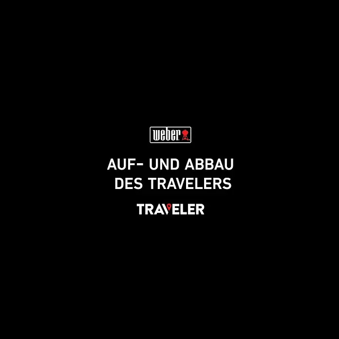 Weber Gasgrill Traveler - Grillfläche (B x T): 63 x 34 cm, 3,8 kW, Anzahl Brenner: 1, Schwarz/Silber - Weber Grill | Gasgrills How To | Auf- und Abbau Weber Traveler