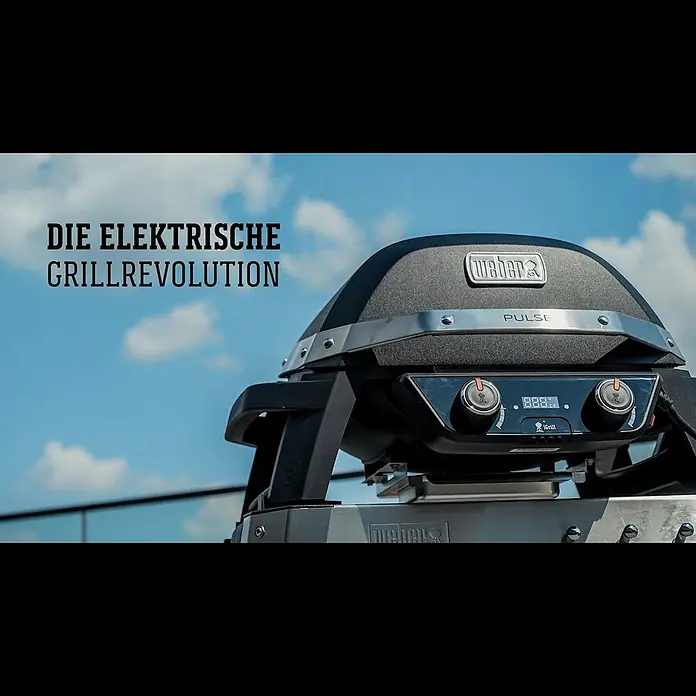 Weber Elektrogrill Pulse 2000 - Grillfläche (B x T): 49 x 39 cm, 2.200 W - Weber Grill | PULSE | Die elektrische Grillrevolution