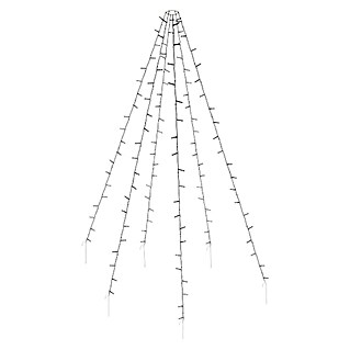 Led-kerstverlichting Vlaggenmast (6 W, Aantal leds: 360 st., Hoogte: 800 cm)