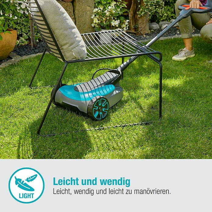 Gardena Akku-Rasenmäher HandyMower 22/18V P4A18 V, 1 Akku, 2,5 Ah, Schnittbreite: 22 cm Info