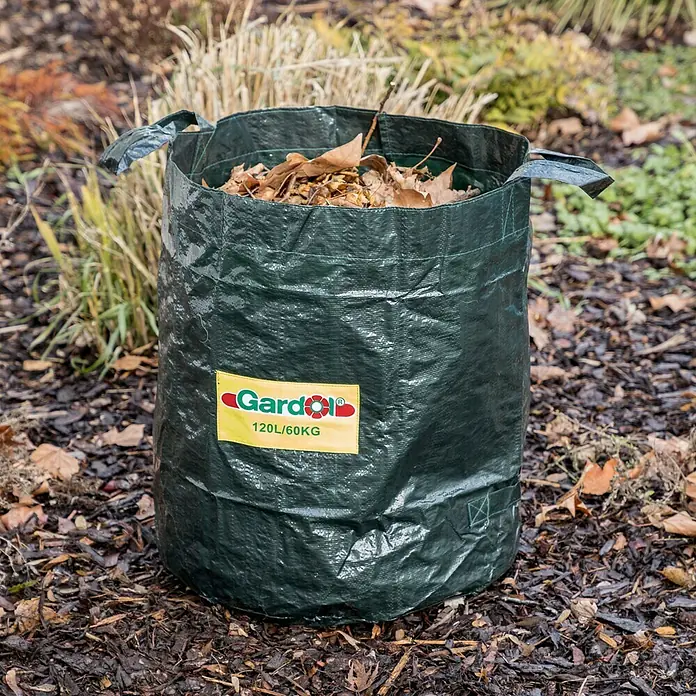 Sacchi per rifiuti verdi resistenti agli strappi sacco giardinaggio per rifiuti con maniglie resistenti sacco giardino pieghevole per rifiuti verdi | Leroy Merlin