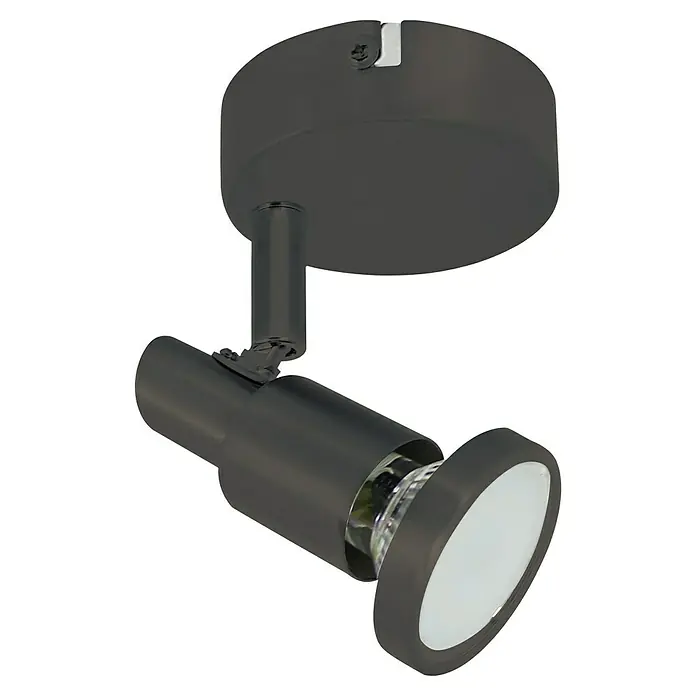 Tween Light LED-Deckenstrahler - 4 W, L x B x H: 13 x 8 x 8 cm, Schwarz-matt, Warmweiß, 1 Stk. - Schwarzer Aufbaustrahler mit verstellbarem Kopf für flexible Beleuchtung.