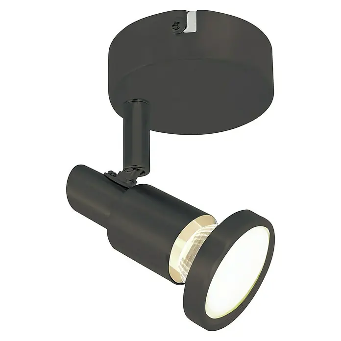 Tween Light LED-Deckenstrahler - 4 W, L x B x H: 13 x 8 x 8 cm, Schwarz-matt, Warmweiß, 1 Stk. - Schwarz Deckenstrahler mit verstellbarem Spot für gezielte Beleuchtung, ideal für moderne Interieurs und zur Hervorhebung von Objekten.