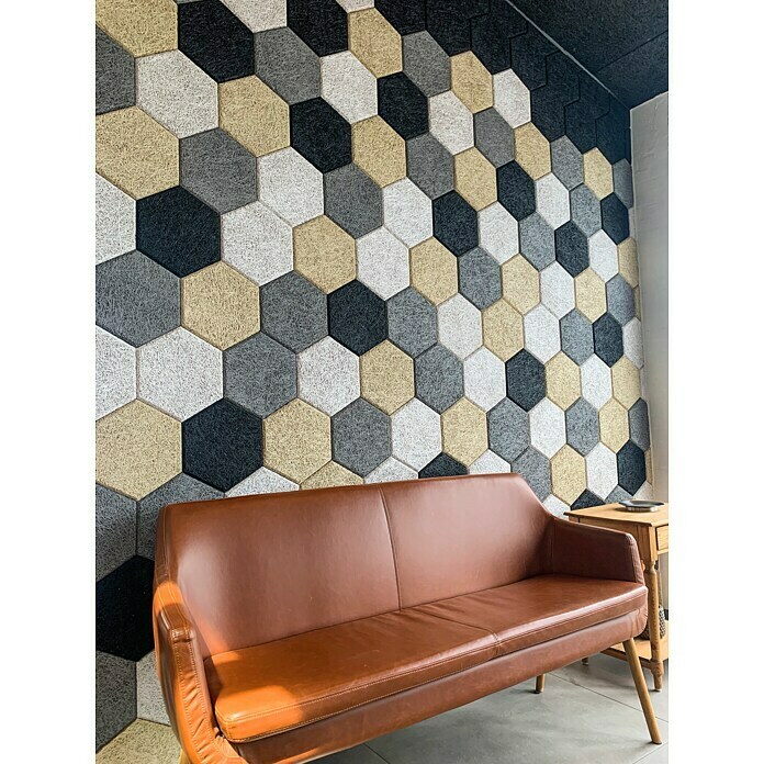 FibroTech Placa acústica (Gris, 250 x 289 x 25 mm, 18 ud., 0,972 m²) | BAUHAUS